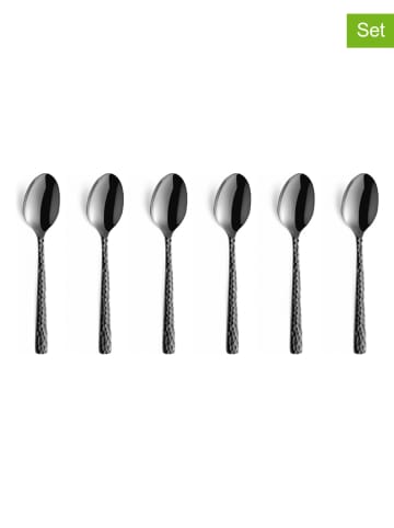 Amefa 6er-Set: Kaffeelöffel "Felicity" in Schwarz