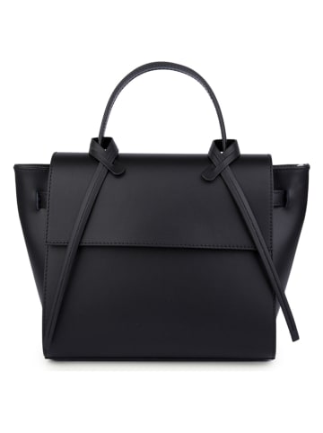Giulia Monti Black leather handbag - 34 x 25 x 12 cm