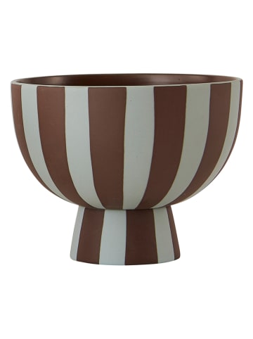 OYOY living design Kom "Toppu" bruin - (H)10 x 12,6 cm