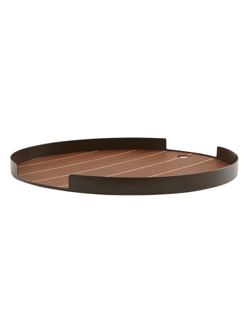 OYOY living design Taca "Oka" w kolorze brązowym - Ø 32,4 cm