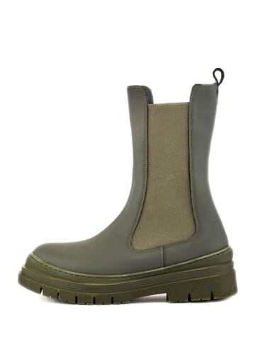 FS Firenze Studio Chelsea-Boots in Khaki