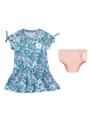 Converse 2-delige outfit lichtblauw/lichtroze