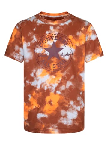 Converse Shirt oranje/lichtbruin