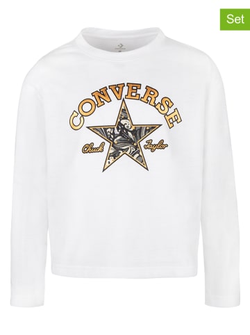 Converse Longsleeve wit/zwart