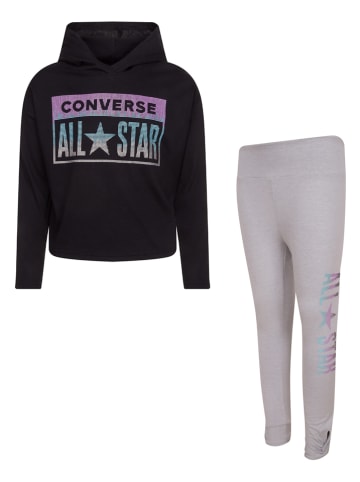 Converse 2tlg. Outfit in Grau/ Schwarz