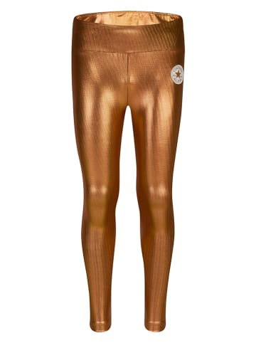 Converse Legginsy w kolorze jasnobrązowym