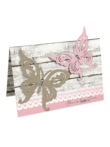 URSUS Bastelset "Shabby" in Rosa/ Beige