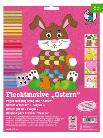 URSUS Flechtmotive-Bastelset "Ostern" in Bunt