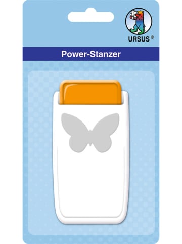 URSUS Power-Stanzer "Schmetterling" in Weiß/ Orange