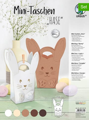 URSUS Geschenktaschen-Bastelset "Hase"