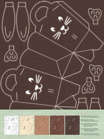 URSUS Geschenktaschen-Bastelset "Hase"