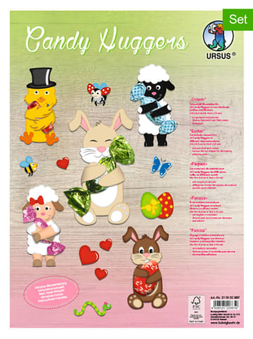 URSUS Geschenkfiguren-Bastelset "Candy huggers" in Bunt