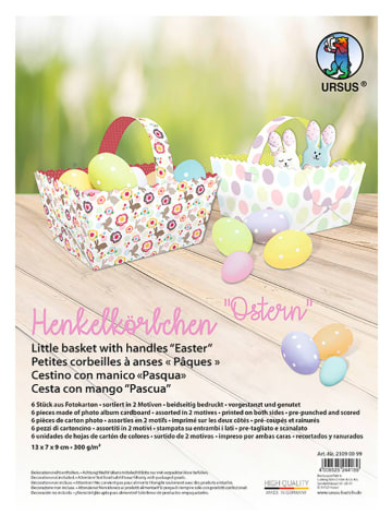 URSUS Osterkörbchen-Bastelset "Ostern" in Bunt
