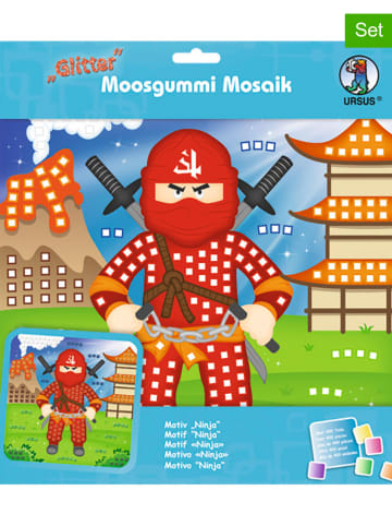 URSUS Moosgummi-Mosaik "Glitter - Ninja" in Bunt