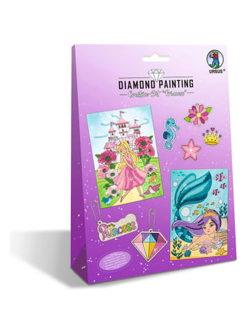 URSUS Kreativset "Diamond Painting - Princess" in Bunt