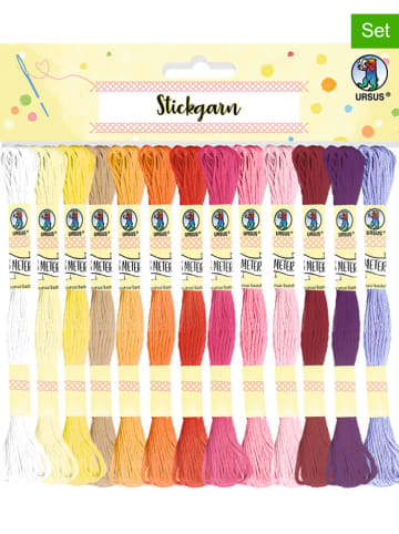 URSUS 26er-Set: Stickgarn in Bunt, je 8 m