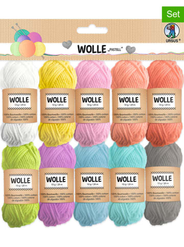 URSUS 10er-Set: Wollgarne, je 10 g