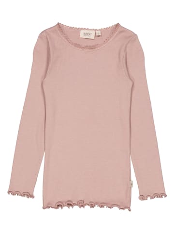 Wheat Longsleeve "RIb" oudroze