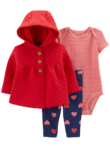 Carter's 3-delige outfit rood