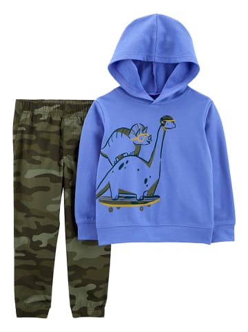 carter's 2-delige outfit blauw/kaki