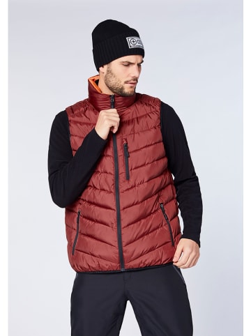 Chiemsee Doorgestikte bodywarmer "Tuelso" rood