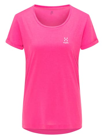 Haglöfs Koszulka sportowa "Ridge" w kolorze różowym