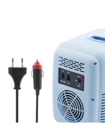 InnovaGoods Mini lodówka na kosmetyki w kolorze niebieskim - 21,5  x 29,2 x 28 cm