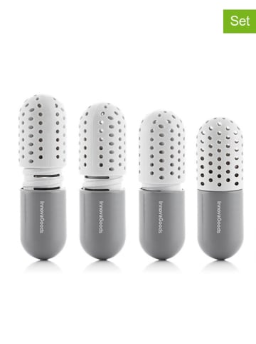 InnovaGoods 2er-Set: Deo-Kapseln für Schuhe in Weiß/ Grau