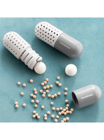 InnovaGoods 2er-Set: Deo-Kapseln für Schuhe in Weiß/ Grau