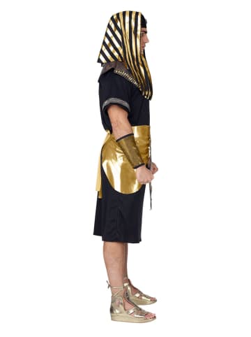 Carnival Party 5tlg. Kostüm "Pharaoh" in Schwarz/ Gold