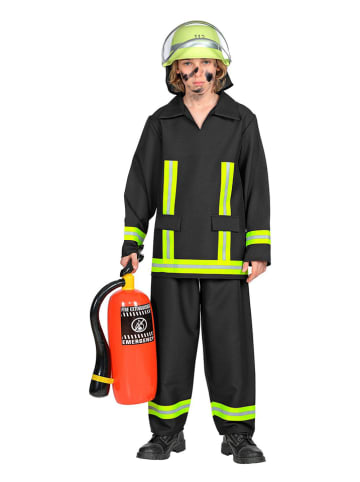 Carnival Party 2-częściowy kostium "Firefighter" w kolorze czarno-żółtym