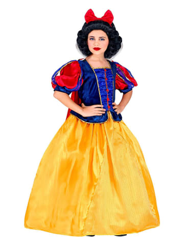 Carnival Party 3-częściowy kostium w kolorze czerwono-niebiesko-żółtym