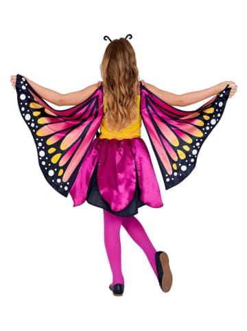 Carnival Party 3tlg. Kostüm "Schmetterling" in Pink/ Bunt