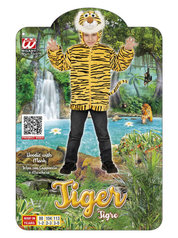 Carnival Party Kostümoberteil "Tiger" in Gelb