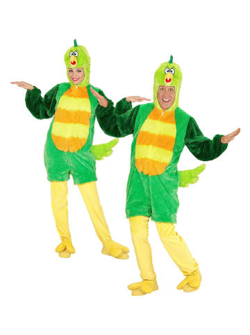 Carnival Party Kombinezon kostiumowy "Bird" w kolorze zielono-żółtym