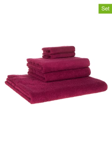 avance Ręczniki (5 szt.) w kolorze jagodowym
