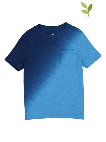 GAP Shirt in Blau/ Dunkelblau