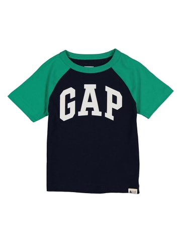 GAP Shirt groen/zwart