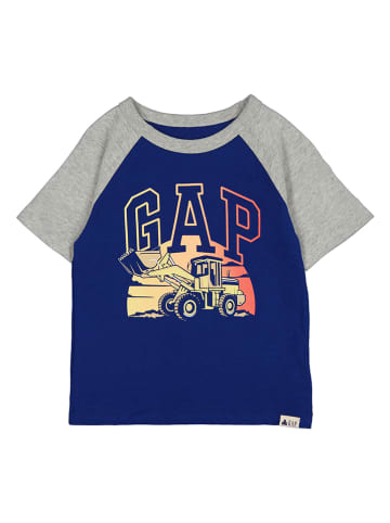 GAP Shirt grijs/donkerblauw