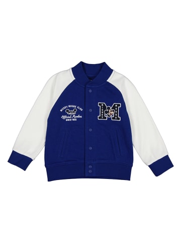 GAP Collegejacke in Weiß/ Dunkelblau