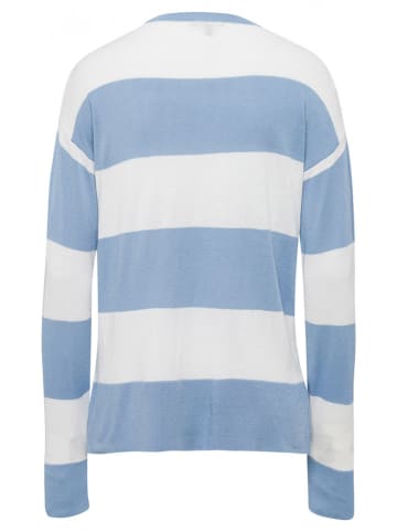 More & More Sweter w kolorze biało-niebieskim