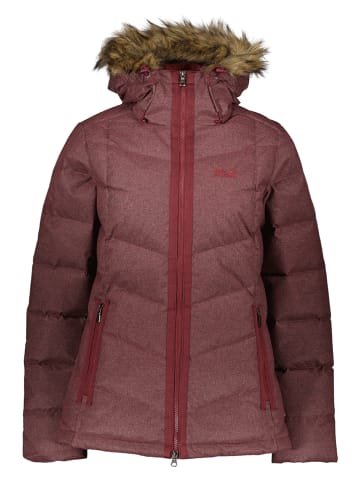 Jack Wolfskin Daunenjacke "Baffin Bay" in Dunkelrot