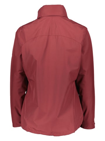 Jack Wolfskin 3-in-1 functionele jas "Silver Pass" bordeaux