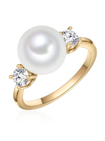 Perldesse Vergold. Ring mit Perle
