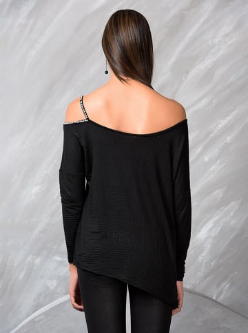 Milan Kiss Bluse in Schwarz