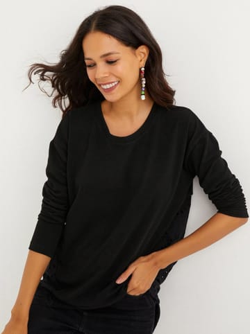 Milan Kiss Longsleeve in Schwarz