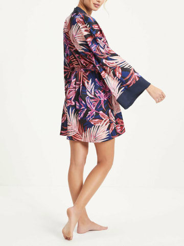Milan Kiss Kimono donkerblauw/lichtroze