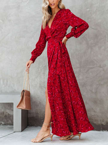 Milan Kiss Sukienka w kolorze czerwonym ze wzorem
