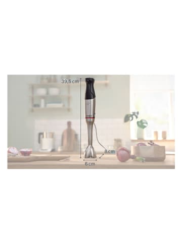 Bosch Stabmixer "ErgoMaster Serie 6" mit Zubehör in Silber - 1.200 W