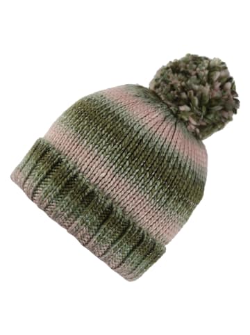 Regatta Czapka "Frosty Hat VI" w kolorze zielono-jasnoróżowym